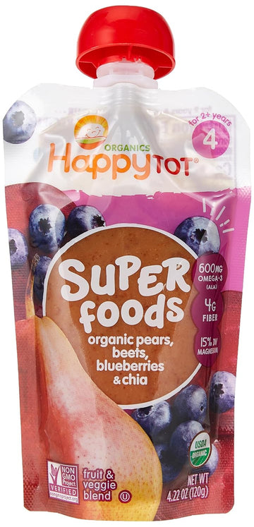 Happy Baby Blueberry, Pear, Beet, 4.22 Ounce