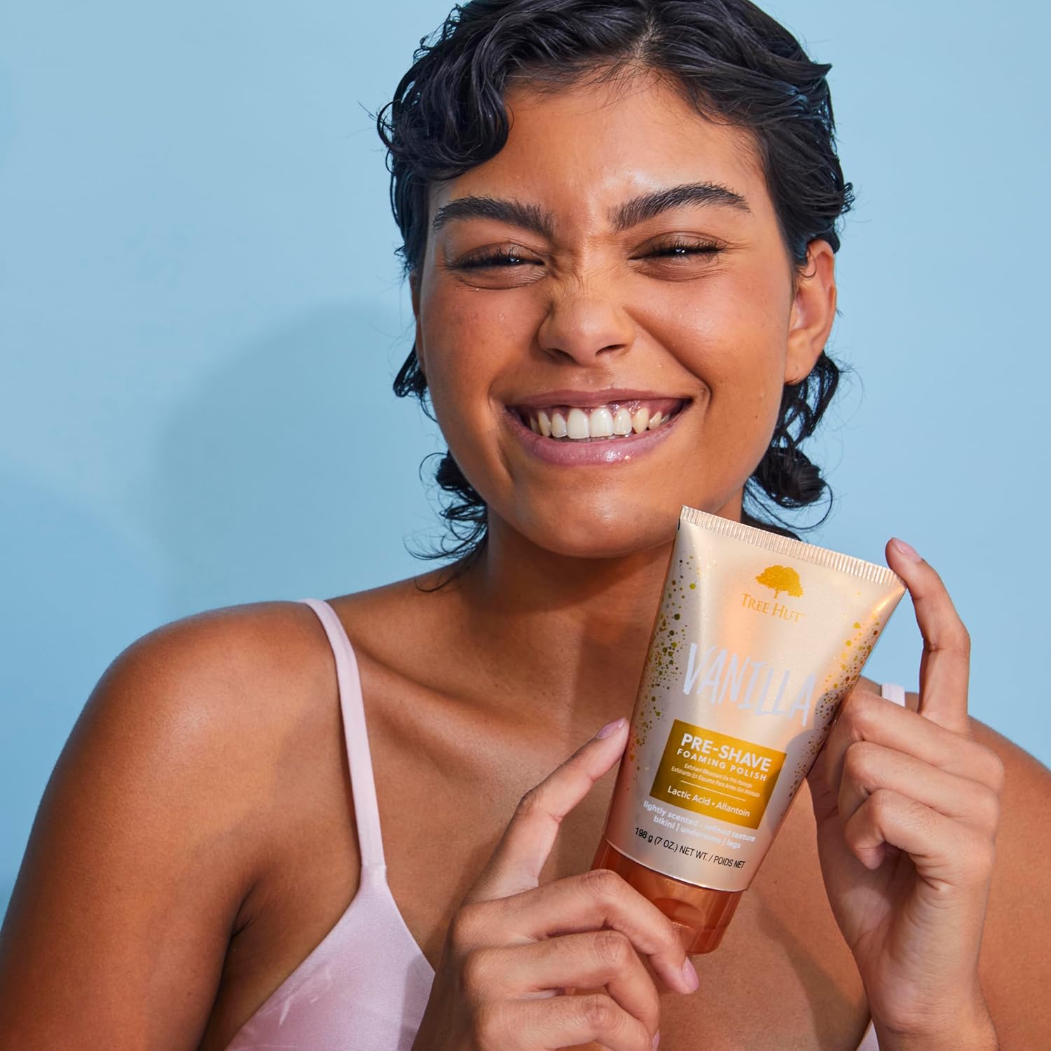 Tree Hut Tangerine Shave Prep Polish | Gently Soothe & Prep Skin For An Even Closer Shave | Exfoliating Shave Essential | 7 Fl Oz