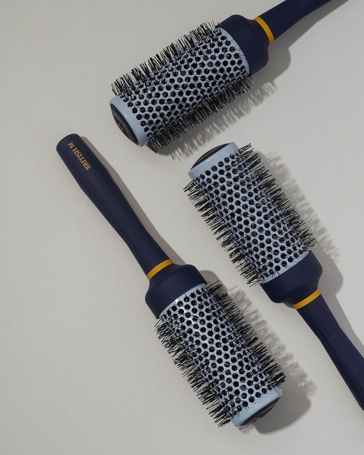 British M Hot Curling Ceramic Brush Round 43Mm – Anti-Frizz Styling Brush For A Smooth Salon Look – Ideal For All Hair Types : Beauty & Personal Care