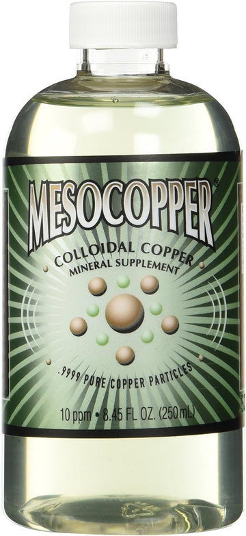 Mesocopper ® 10 Ppm Colloidal Copper 250 Ml/8.45 Oz