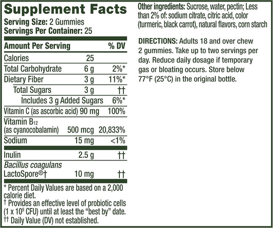 Align Probiotic, Gut Health & Immunity Support, Probiotic For Women And Men, #1 Doctor Recommended Brand, Vitamin C And B12 For Immune Support & Energy, Citrus Flavor, 50 Gummies