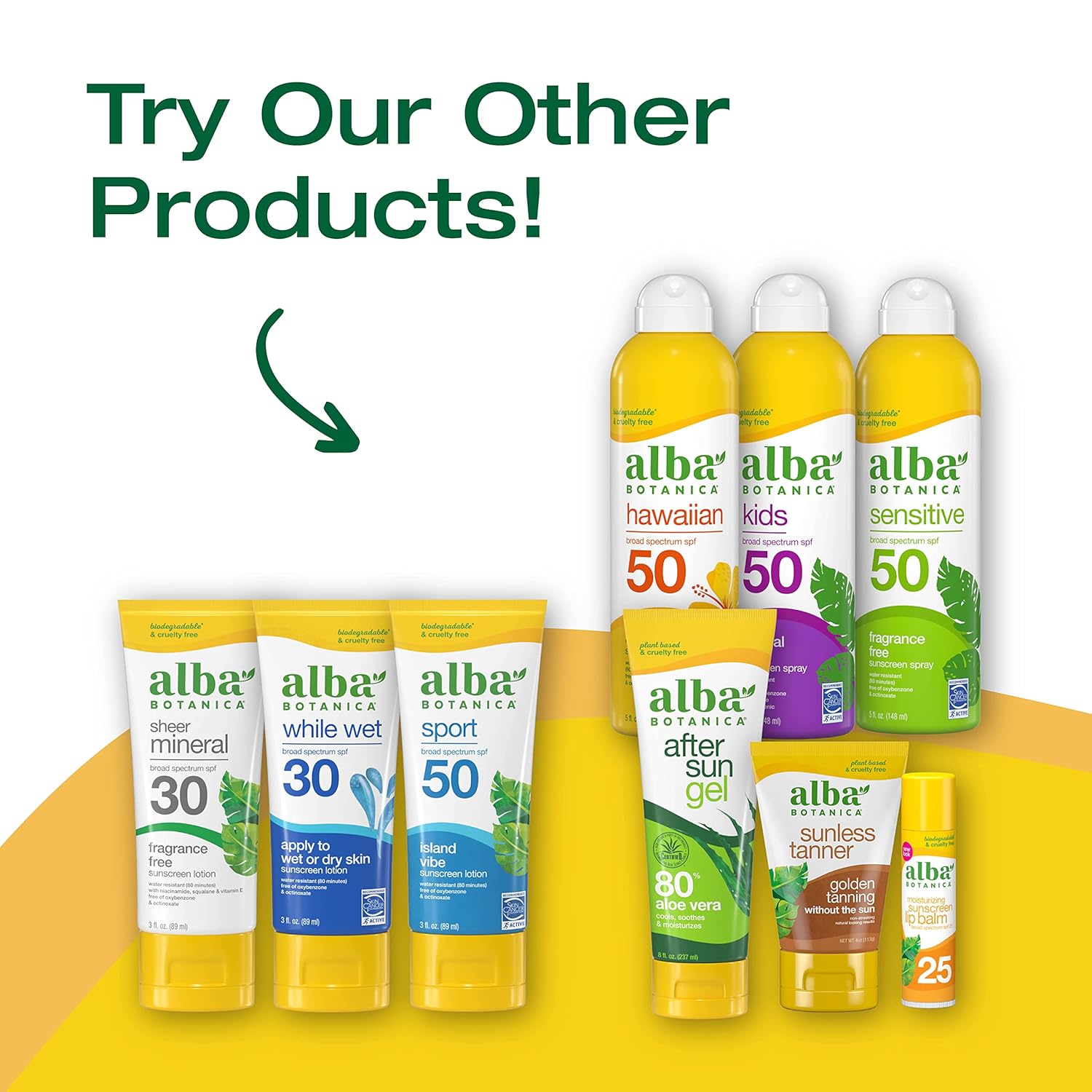 Alba Botanica Sensitive Sunscreen Spray For Face And Body, Fragrance-Free, Broad Spectrum Spf 50, Water Resistant, 5 Fl. Oz. Bottle : Beauty & Personal Care