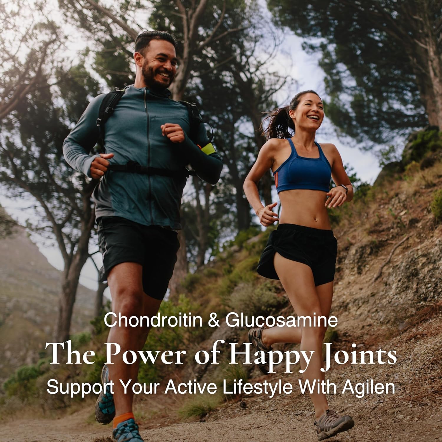 Utzy Naturals Agilen | Joint Support Supplement W/Glucosamine & Chondroitin (As Cs-Bbioactive®) | Hyaluronic Acid (As Mobilee®) | 3Rd Party Tested | 90 Capsules : Health & Household