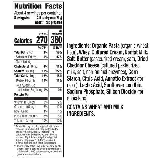 Annie'S Homegrown Macaroni & Cheese Family Size - 10.5 Oz2