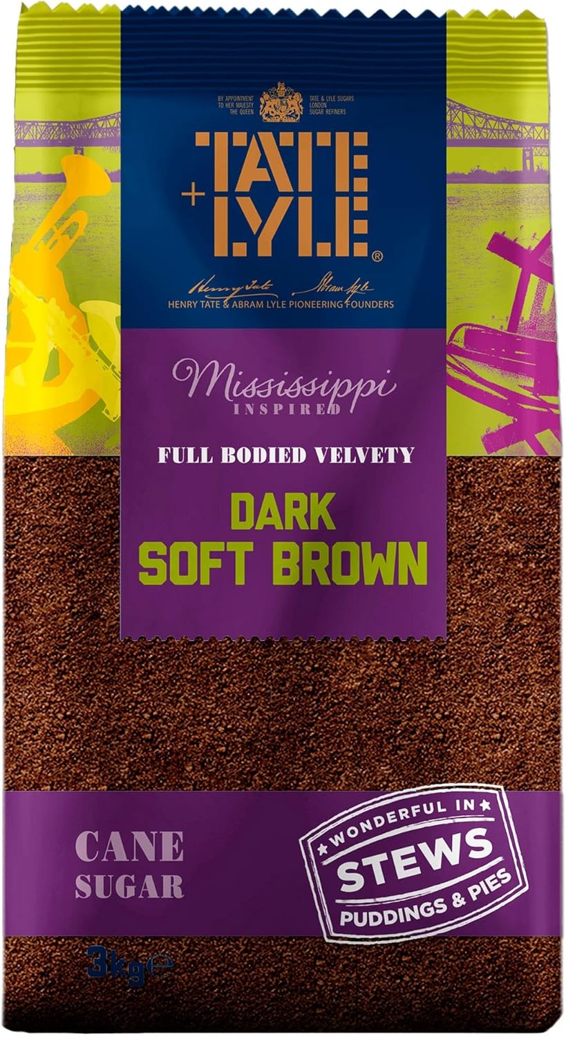 Tate & Lyle Dark Soft Brown Sugar - Pack Size = 1x3kg : Amazon.co.uk: Grocery
