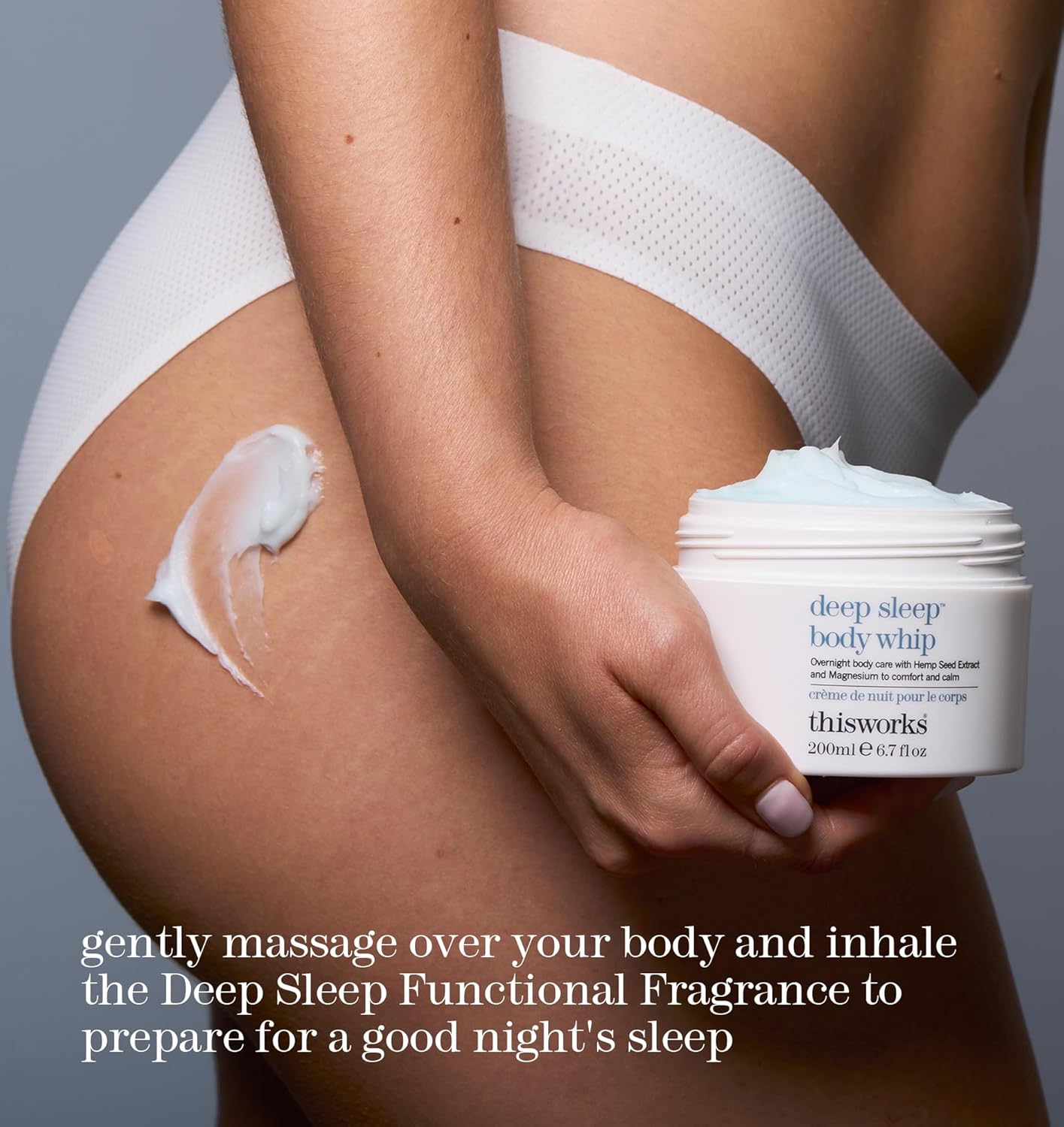 Thisworks Deep Sleep Body Whip, An All Over Body Butter Infused With Our Deep Sleep Functional Fragrance And Magnesium, To Moisturise Skin & Aid Sleep, 200Ml : Beauty & Personal Care