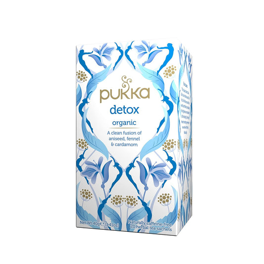 Pukka Organic Detox Tea, Aniseed, Fennel And Cardamom, Perfect For Inner Reset, Pack Of 3 (60 Tea Bags)