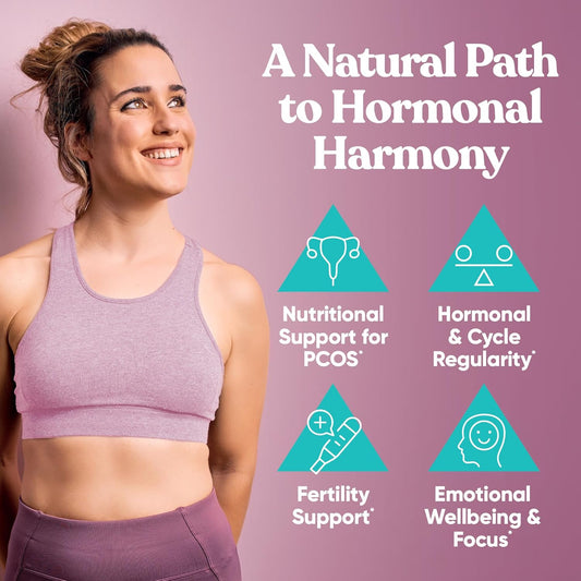 Regulate Max Myo-Inositol & D-Chiro Inositol Supplement Powder For Women With Vitamin D & Folate Pcos Nutritional Support, Hormone Balance & Fertility Support, Unflavored 60 Servings