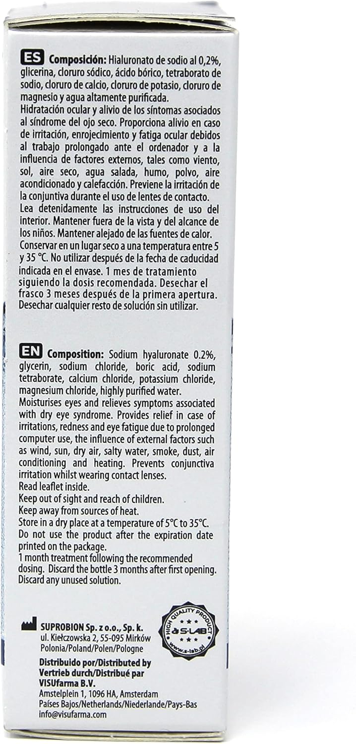 Xailin Plus 0.2% Eye Drops 10 Millilitres X6 Pack