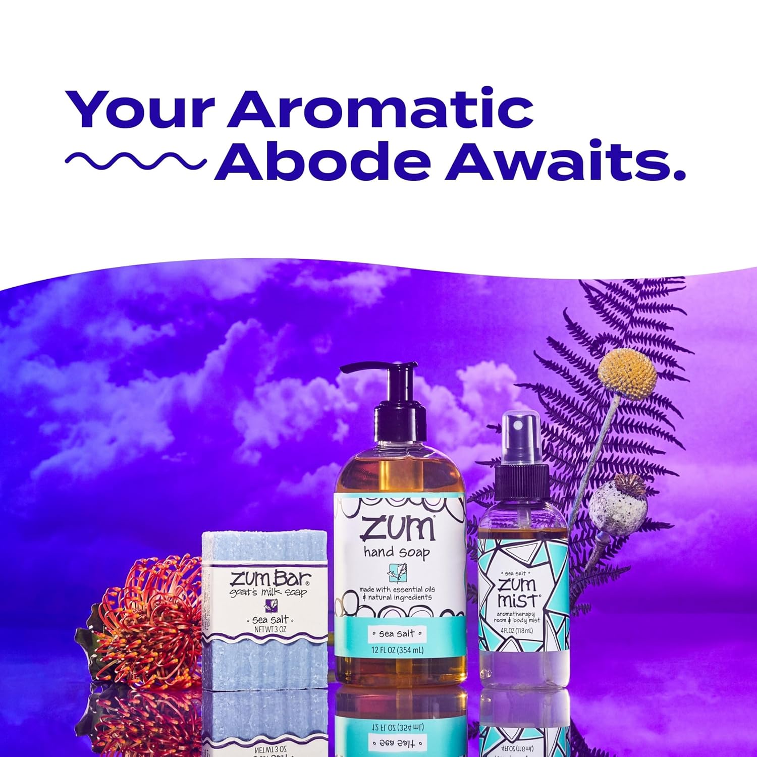 Indigo Wild Zum Bundle - Zum Bar Goat'S Milk Soaps & Zum Mist - Soap Bars & Room & Body Spray - Perfect For Self-Care - Frankincense & Myrrh Scent - 2 Soap Bars (3 Oz) & 1 Zum Mist (4 Fl Oz) : Beauty & Personal Care