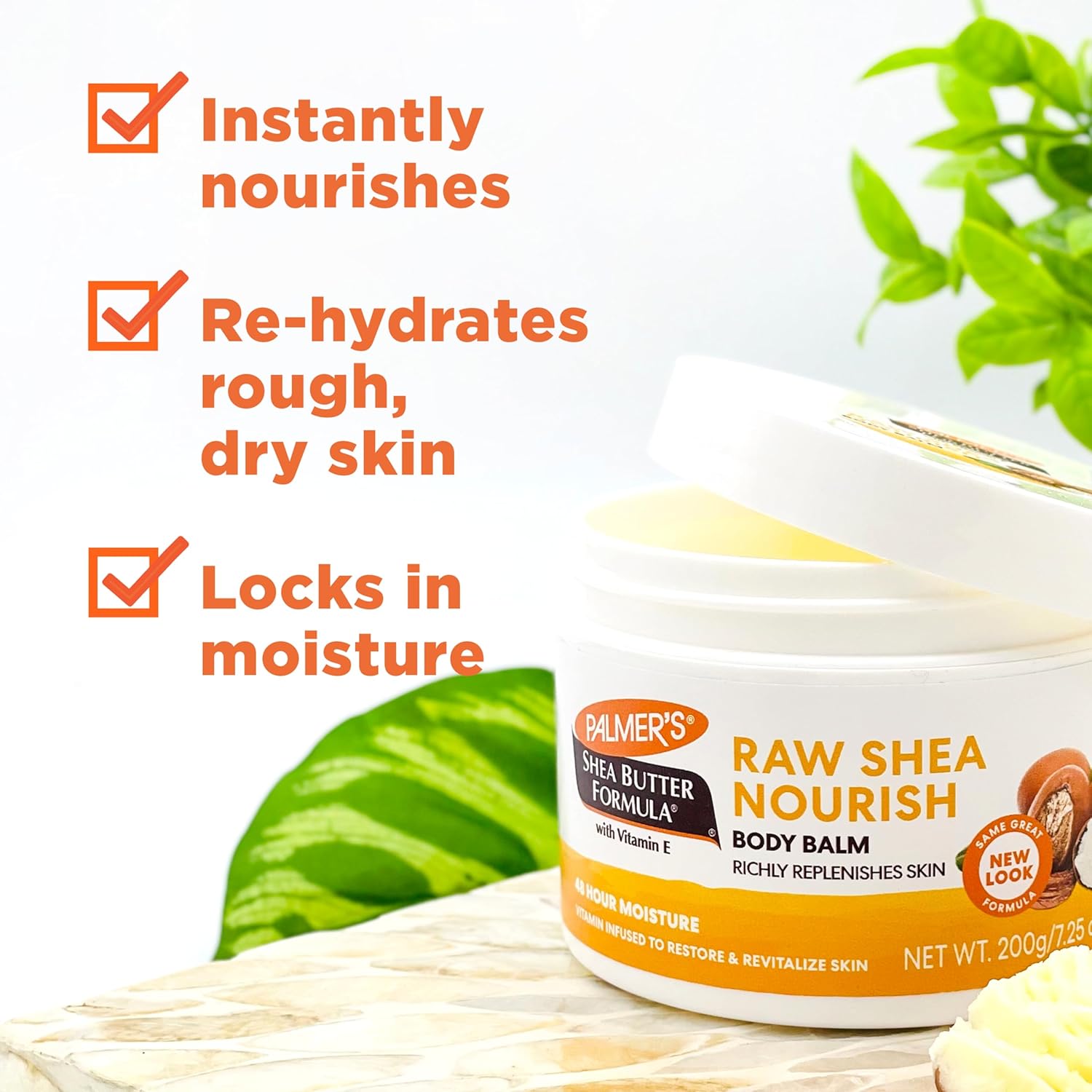 Palmer’S Shea Butter Formula Raw African Shea Butter Balm, Nourishing Body Moisturizer For Rough, Dry Skin, 7.25 Ounces : Body Butters : Beauty & Personal Care