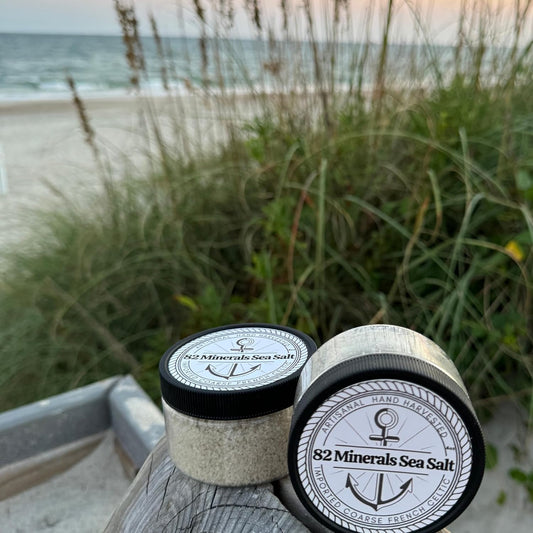 3.Oz Jar - 82 Minerals Coarse, French Celtic Style *Hand Harvested & Artisanal - Sea Salt That Hydrates - 100% Authentic, Vegan Kosher