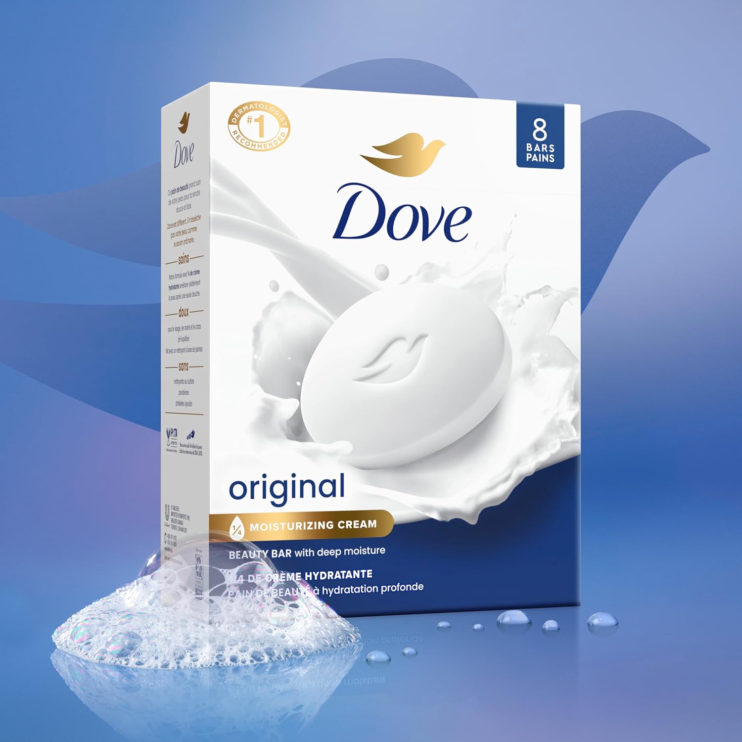Dove Soap Original 4.75 Ounce / 135G, 4.75 Fl Ounce