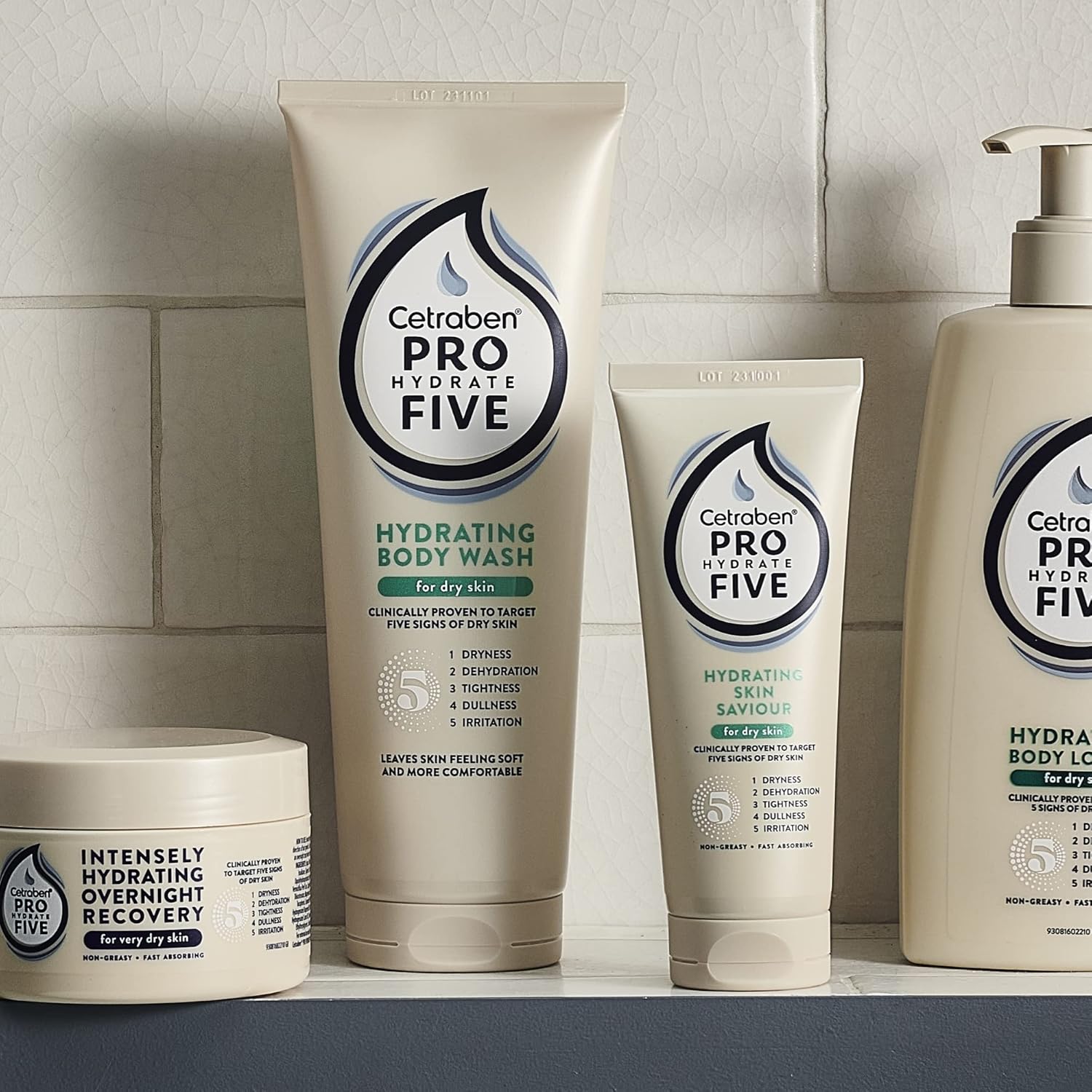 Cetraben Pro Hydrate Five Daily Body Wash 250 ml with Ceramides and Vitamin B5, Perfect for Dry Skin, Vegan Friendly, Cruelty Free : Amazon.co.uk: Beauty