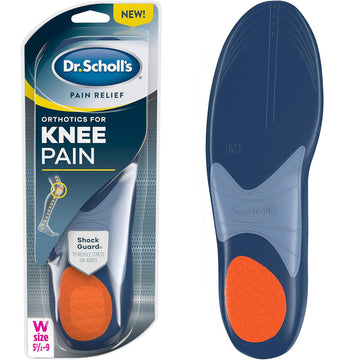Dr. Scholl'S Knee All-Day Pain Relief Orthotics - Insoles For Immediate And All-Day Knee Pain Relief Including Pain From Osteoarthritis And Runner’S Knee, Size 8-14, 1 Pair, Trim To Fit Inserts