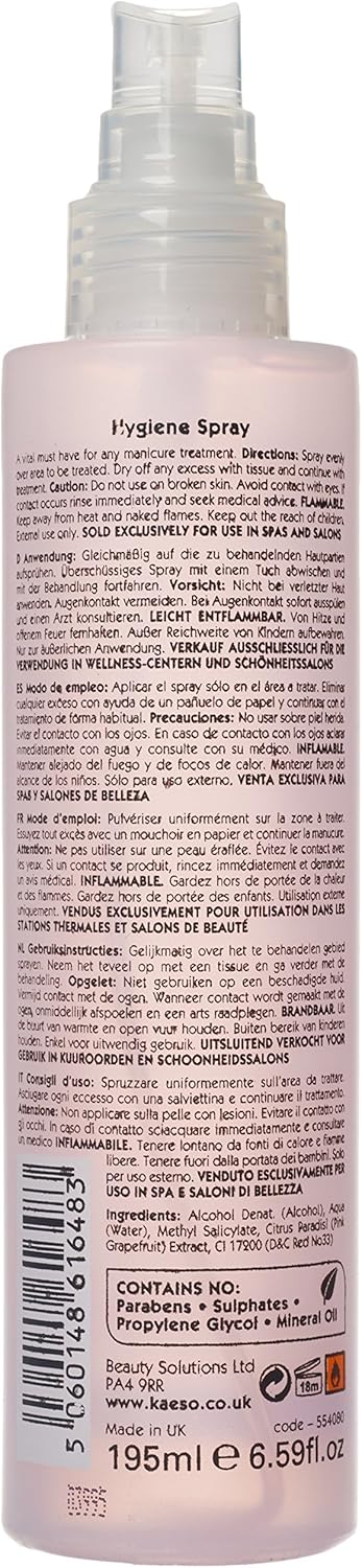 Kaeso Pink Grapefruit Drizzle Hygiene Spray 195 Ml