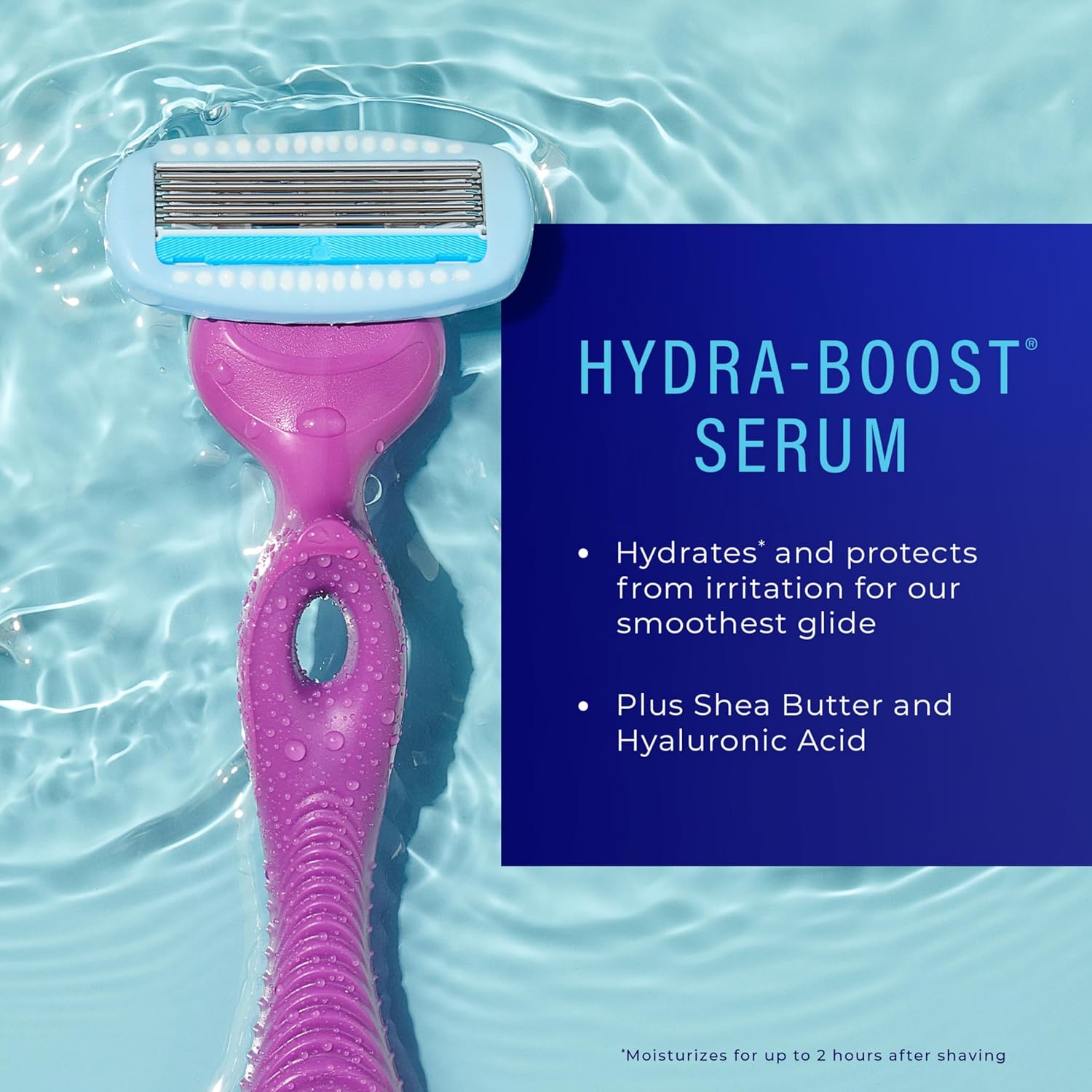 Schick Hydro Silk Moisture Women'S Razor | 5-Blade Razor For Women, 1 Handle & 2 Refills : Beauty & Personal Care