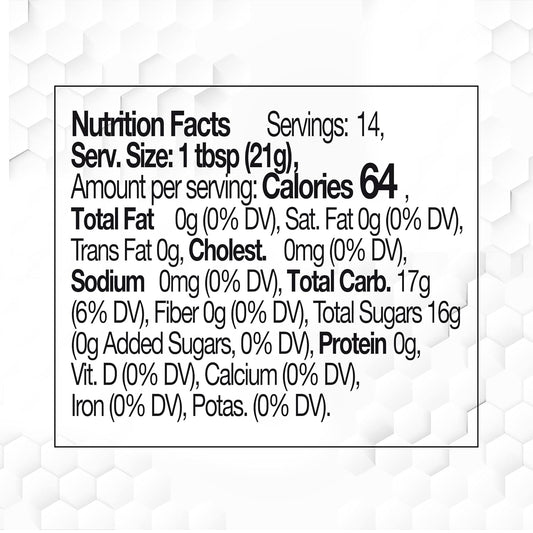 Bee And You Pine Raw Honey, Honeydew Honey, Wild-Crafted, 100% Natural, Unprocessed, Enzymes, Antioxidants, Manuka Honey Alternative, Paleo, Gluten-Free (10.6 Oz)