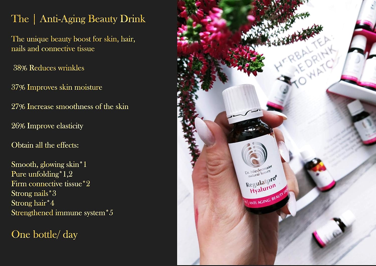Regulat® Beauty I The Anti-Aging Beauty Drink. The Unique Beauty Boost For Skin, Hair, Nails And Connective Tissue