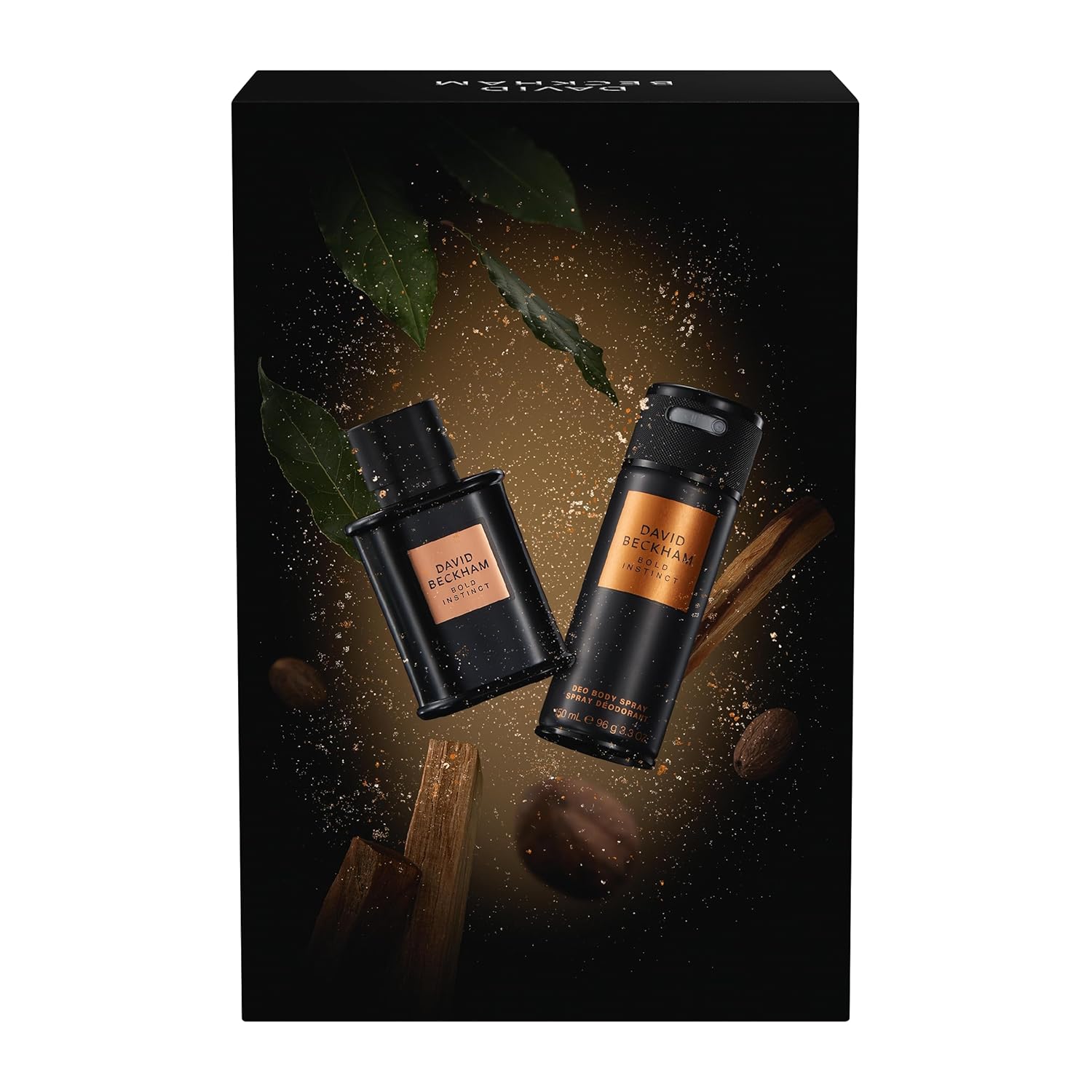 David Beckham Bold Instinct Eau De Parfum + Shower Gel Gift Set, Notes Of Laurel Leaf, Warm Nutmeg, And Smokey Wood, Men'S Fragrance, Long Lasting, Everyday Fragrance : Beauty & Personal Care