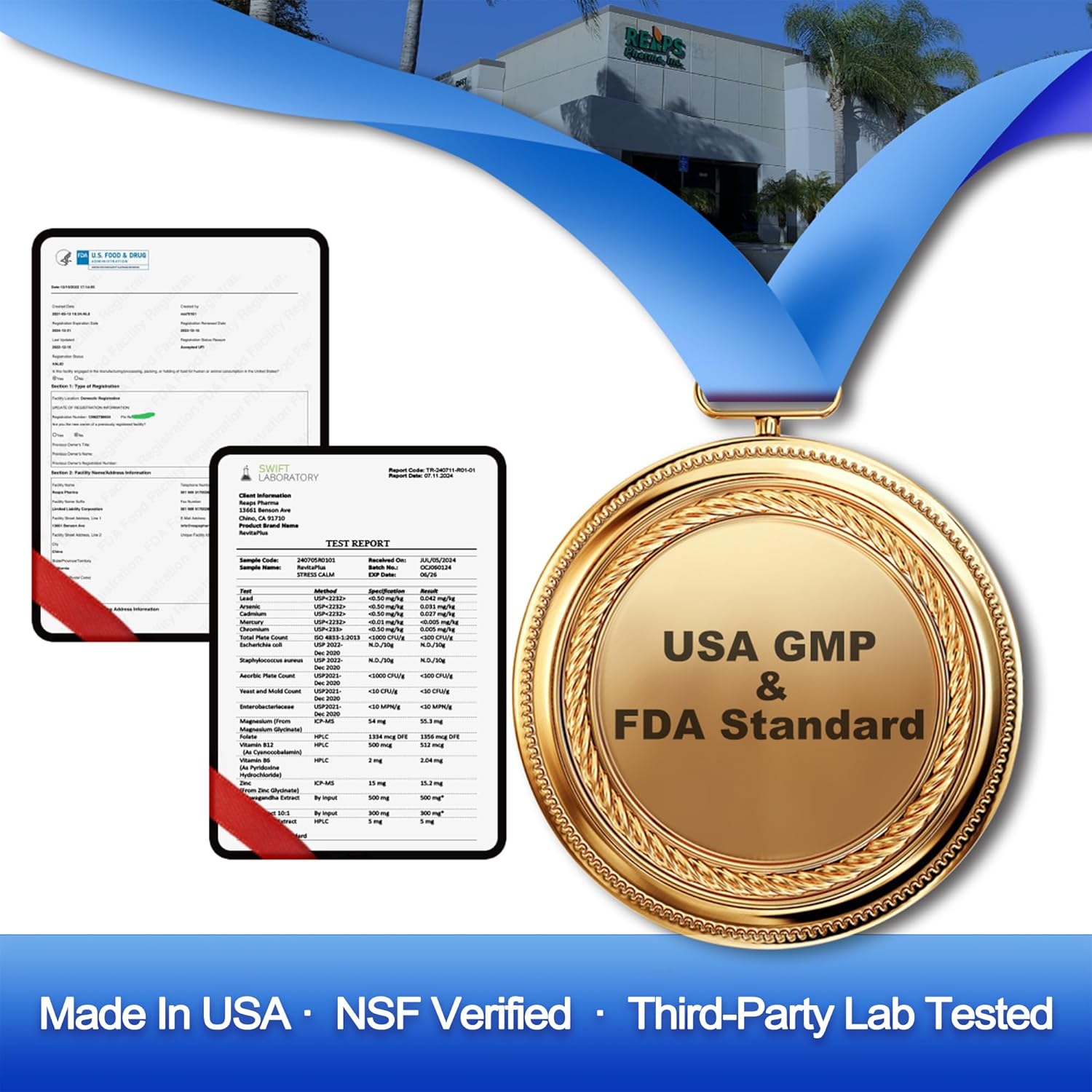 Revitaplus 8-In-1 Ashwagandha Supplements With B12 B6 Magnesium Maca Zinc Folate, Cortisol Supplements For Women And Men Supports Stress Relief, Sleep, Energy, Focus(90 Capsules) : Health & Household