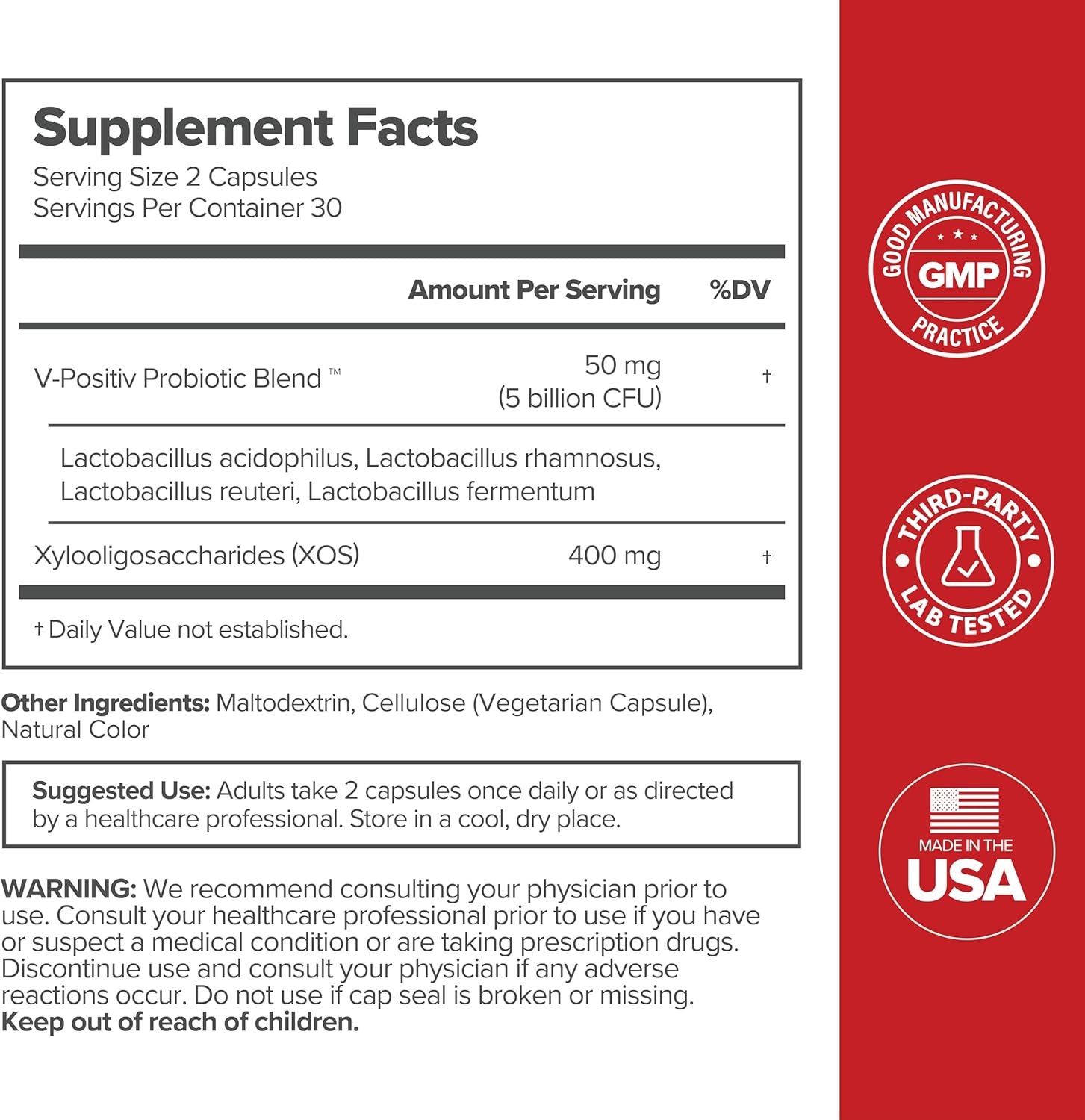 URO Vaginal Probiotics for Women pH Balance with Prebiotics & Lactobacillus Probiotic Blend - Women's Vaginal Health Supplement - Promote Healthy Vaginal Odor & Vaginal Flora, 60 Count (Pack of 1) : Health & Household