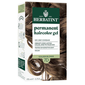 Herbatint Permanent Hair Dye For Women - 7R Copper Blonde - For Up To 100% Gray Coverage Of Resistant Gray Hair - Ammonia-Free, Alcohol-Free & Vegan - Salon Influenced Hair Color 5.75 Fl Oz