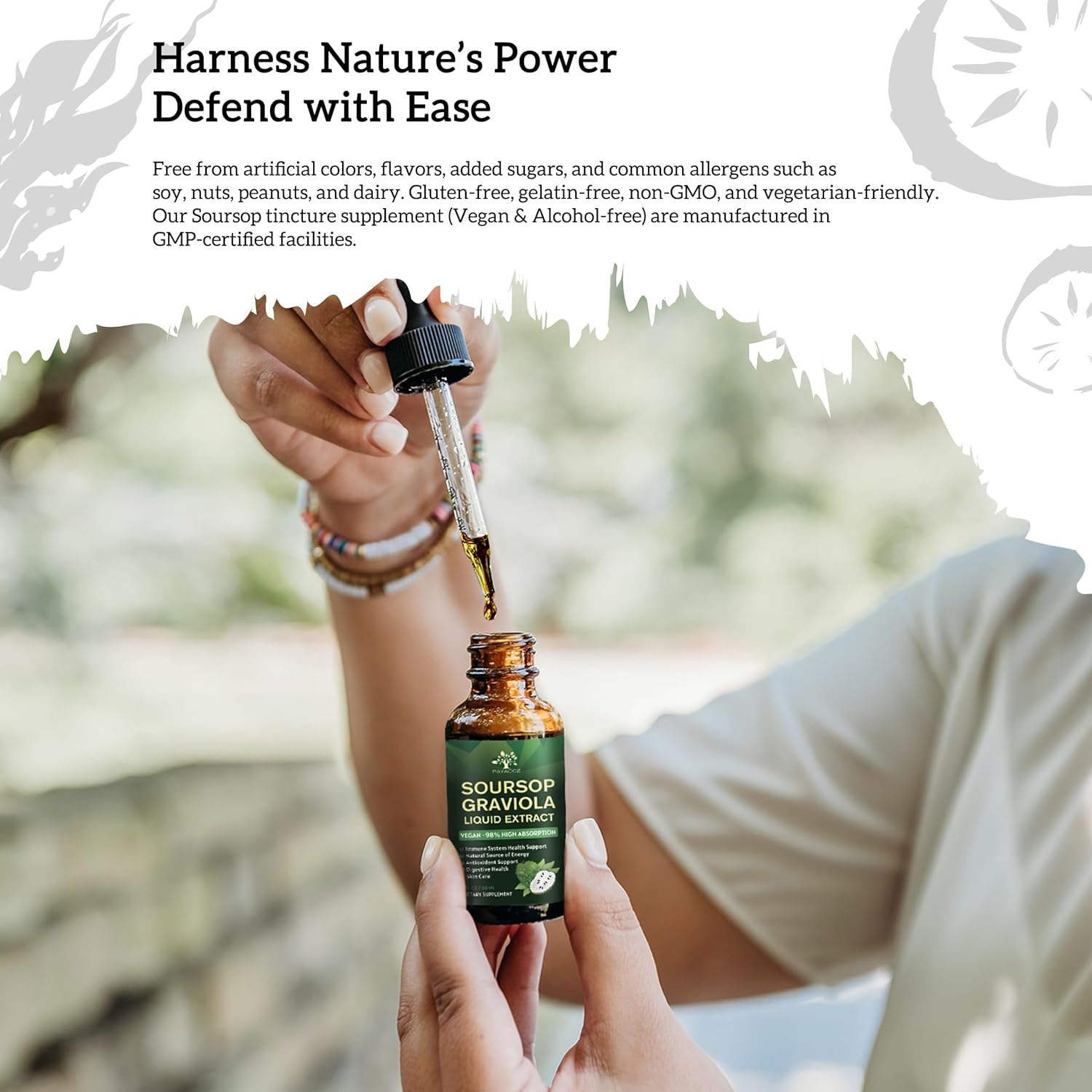 Buy (1 Pack) Soursop Liquid Drops Plus Sea Moss Extract, Graviola Bitters Liquid Extract For Cell Support & Regeneration, Immune Boost, Liver And Sleep, Soursop Oil Herbal Goodness, 1 Fl Oz On  Free Shipping On Qualified Orders