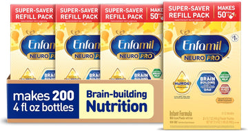 Enfamil Neuropro Baby Formula, Mfgm* 5-Year Benefit, Expert-Recommended Brain-Building Omega-3 Dha, Exclusive Immune Supporting Humo6 Blend, Infant Formula Powder, Baby Milk, 31.4 Oz