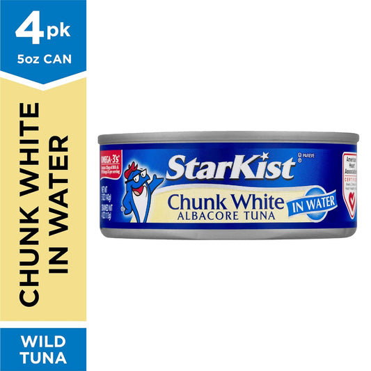 Starkist Chunk White Albacore Tuna In Water - 5 Oz Can (Pack Of 4)