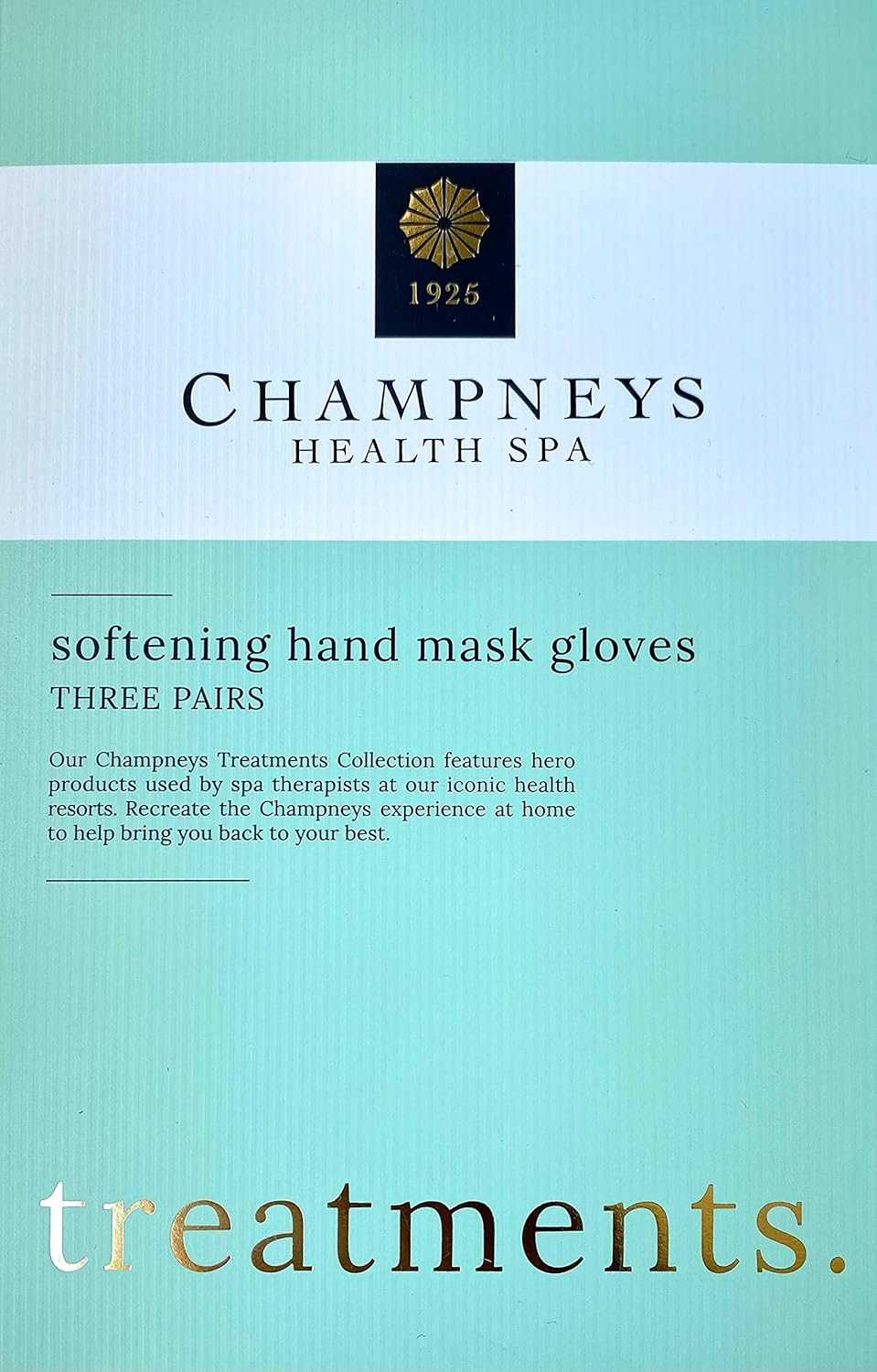 Champneys Hand Softening Hand Mask Gloves Three Pairs 3 X 12Ml