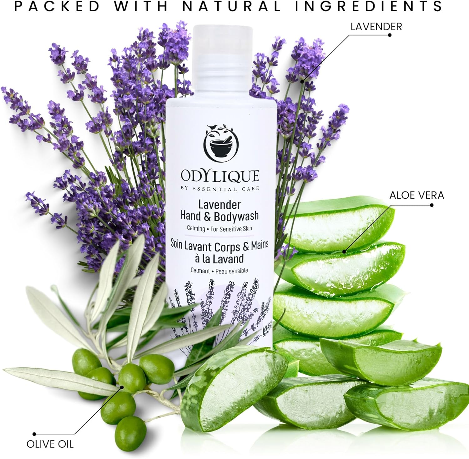 Odylique Lavender Hand & Body Wash 200ml | Vegan, Organic & 100% Natural | Sulphate Free : Amazon.co.uk: Beauty