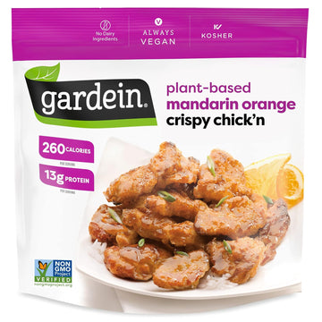 Gardein Mandarin Orange Crispy Plant-Based Chick'N, Vegan, Frozen, 10.5 Oz
