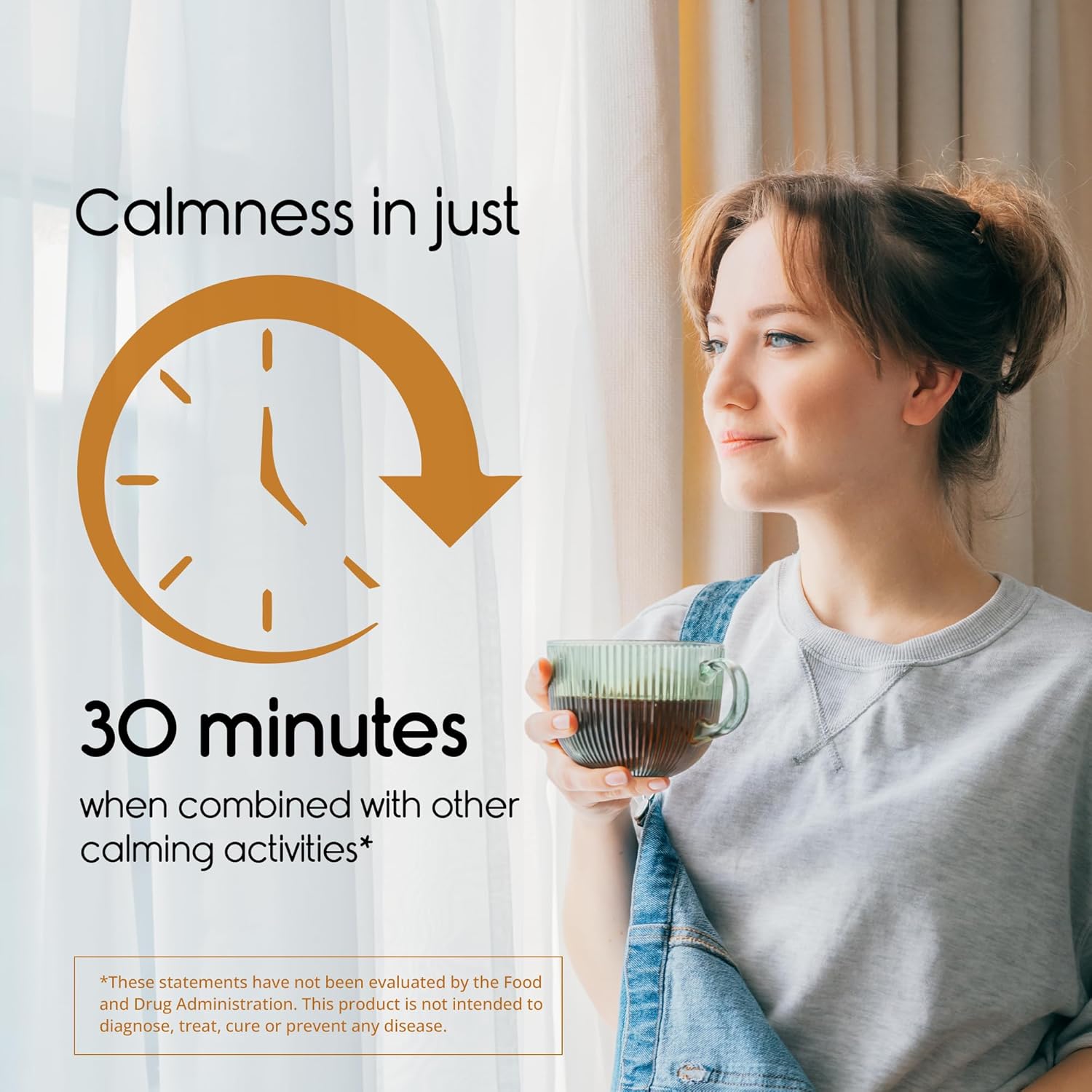 Happy Healthy Hippie Stress Relief Supplement - Lavender Pills | Promotes Calmness Body & Mind | Quick Acting | Magnesium, Lemon Balm | Relaxation & Peace of Mind | Herbal, Vegan, 60 Pills : Health & Household