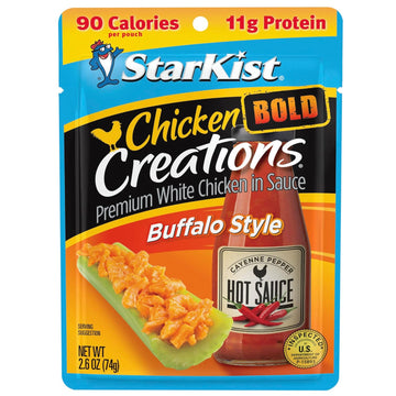 Starkist Chicken Creations Bold Buffalo Style, 2.6 Oz Pouch (Pack Of 12)