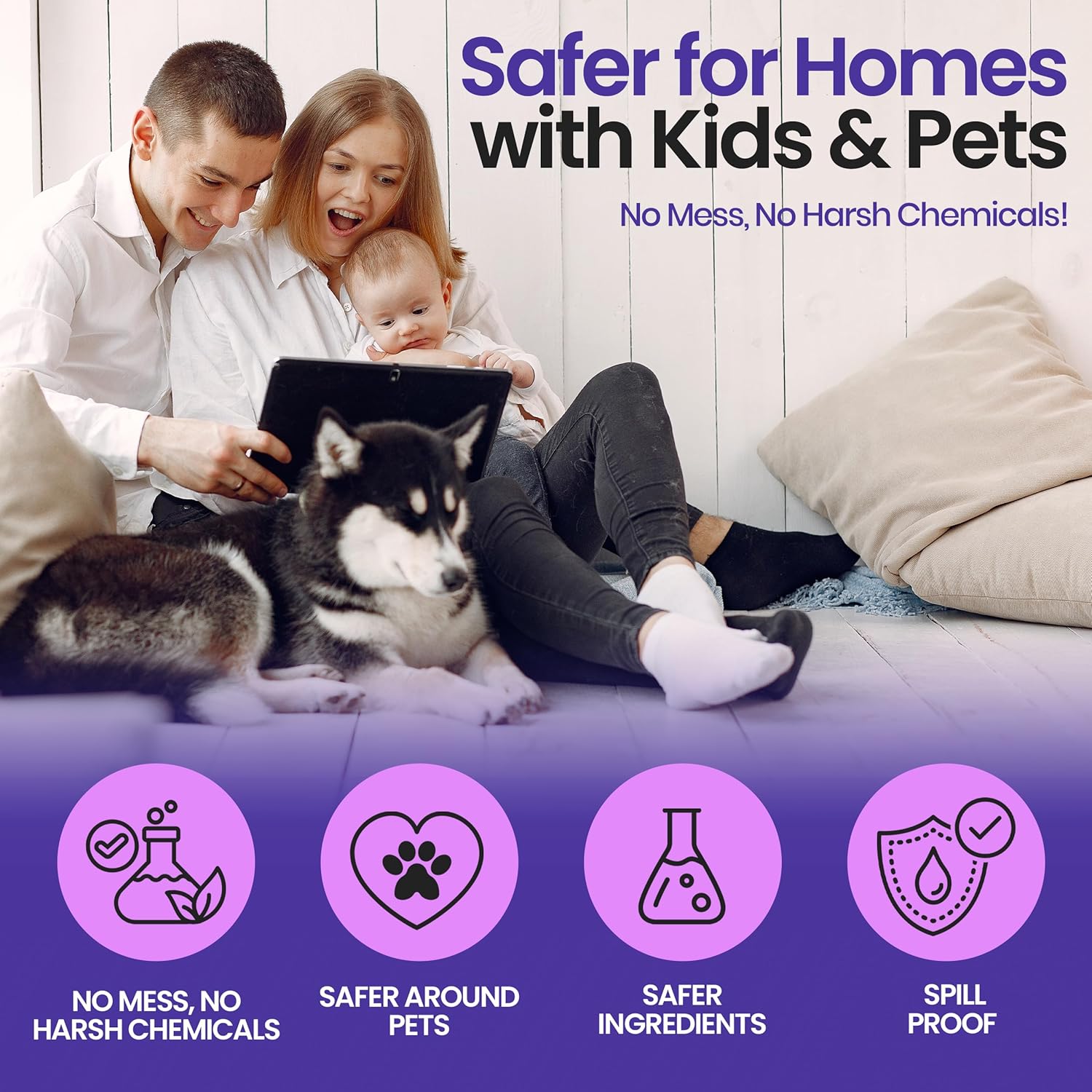 Zorbx Lavender & Lemongrass Spray, 24 Oz - All-Purpose Deodorizer, Refreshes Fabric, Removes Strong Odors, Perfect For Home, Car, Gym, Laundry : Health & Household