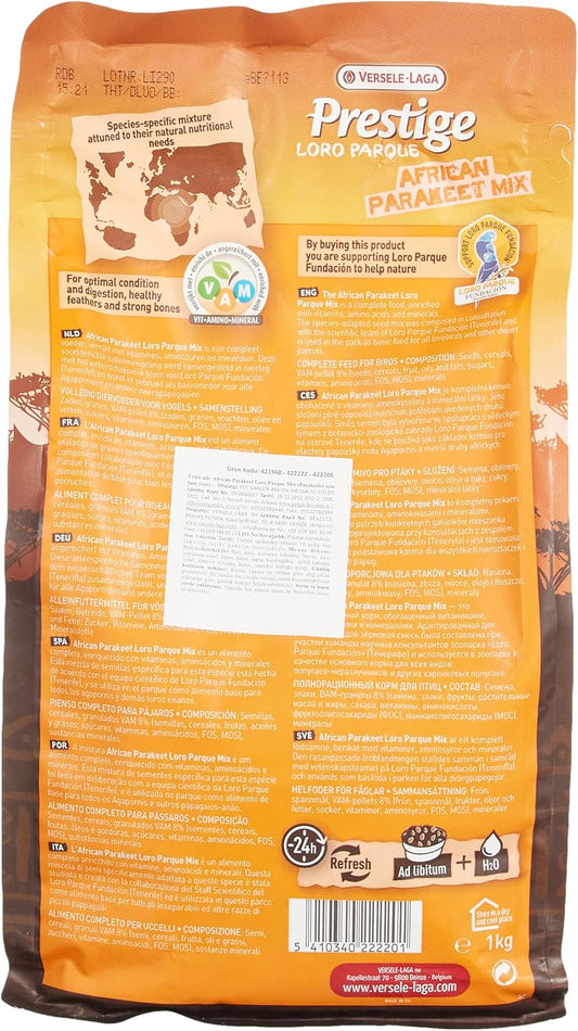 Versele-Laga Prestige Loro Parque - African Parakeet Mix - 1 Kg Transparent810-422222