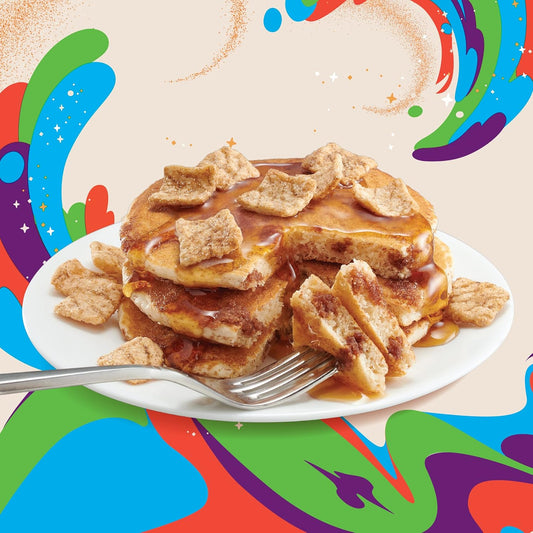 Betty Crocker Cinnamon Toast Crunch Pancake Kit, Baking Mix, 15.6 Oz