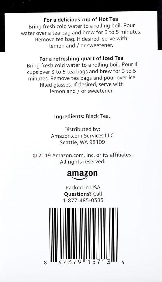 Happy Belly Tea Bags, English Breakfast, 120 Count (6 Packs Of 20)