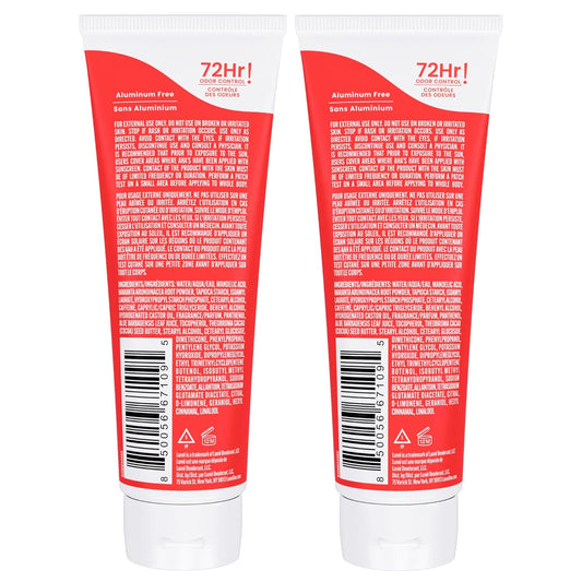 Lume Whole Body Deodorant - Invisible Cream Tube - 72 Hour Odor Control - Aluminum Free, Baking Soda Free, Skin Safe - 3.0 Ounce (Unscented)