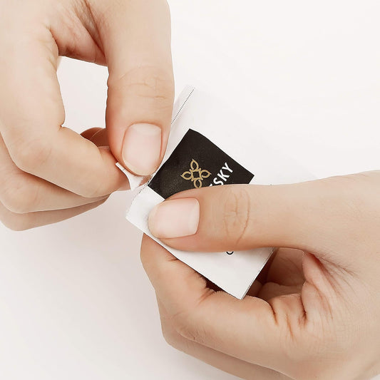 Bluesky 200 Cleanser Wipes For Gel Polish Nail Prep & Sticky Residue Remover, Removes Tacky Layer Of Uv Led Gel Nails