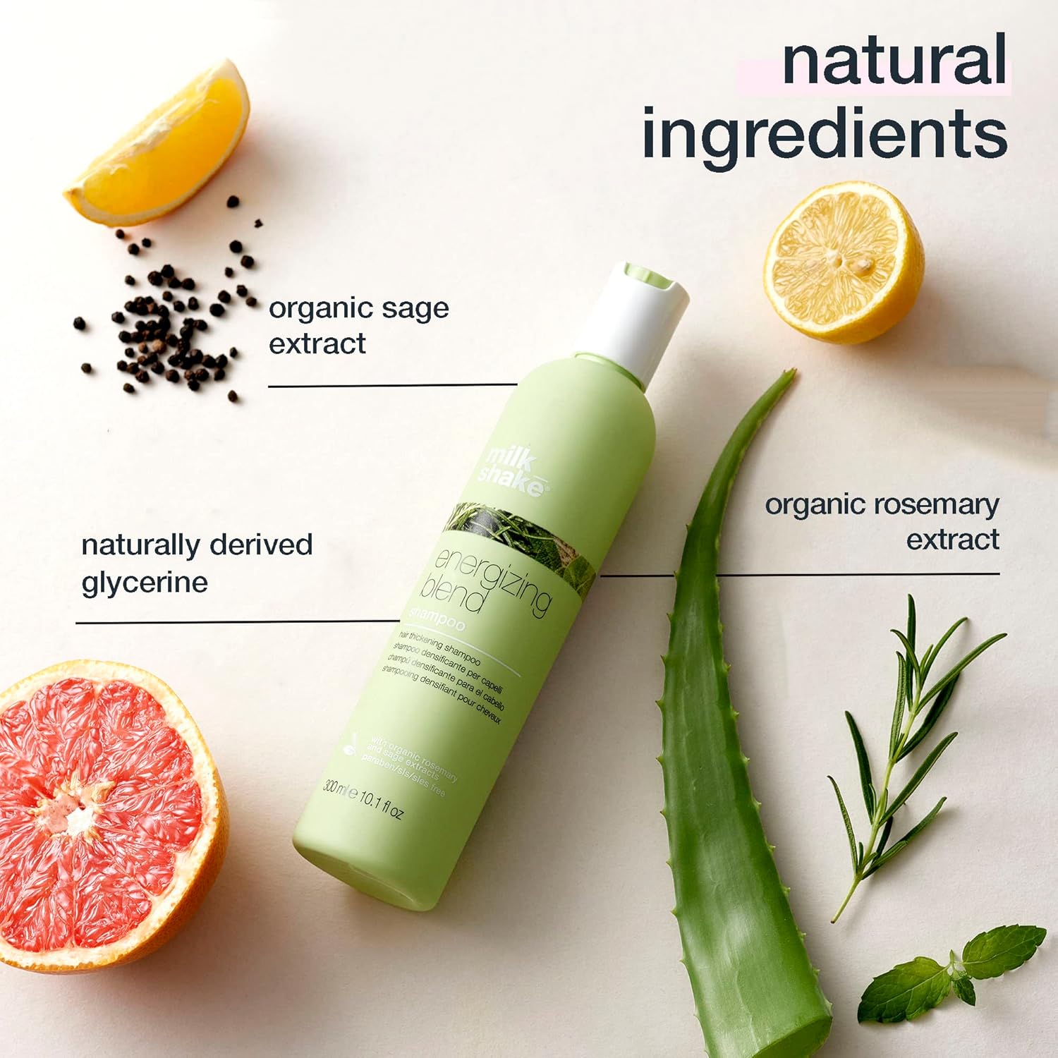 milk_shake Energizing Blend Shampoo, 10.1 Fl Oz : Beauty & Personal Care