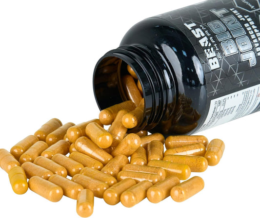 Beast | Joint Supplement | Glucosamine And Chondroitin High Strength Turmeric Curcumin Capsules With Hyaluronic Acid | 30 Servings