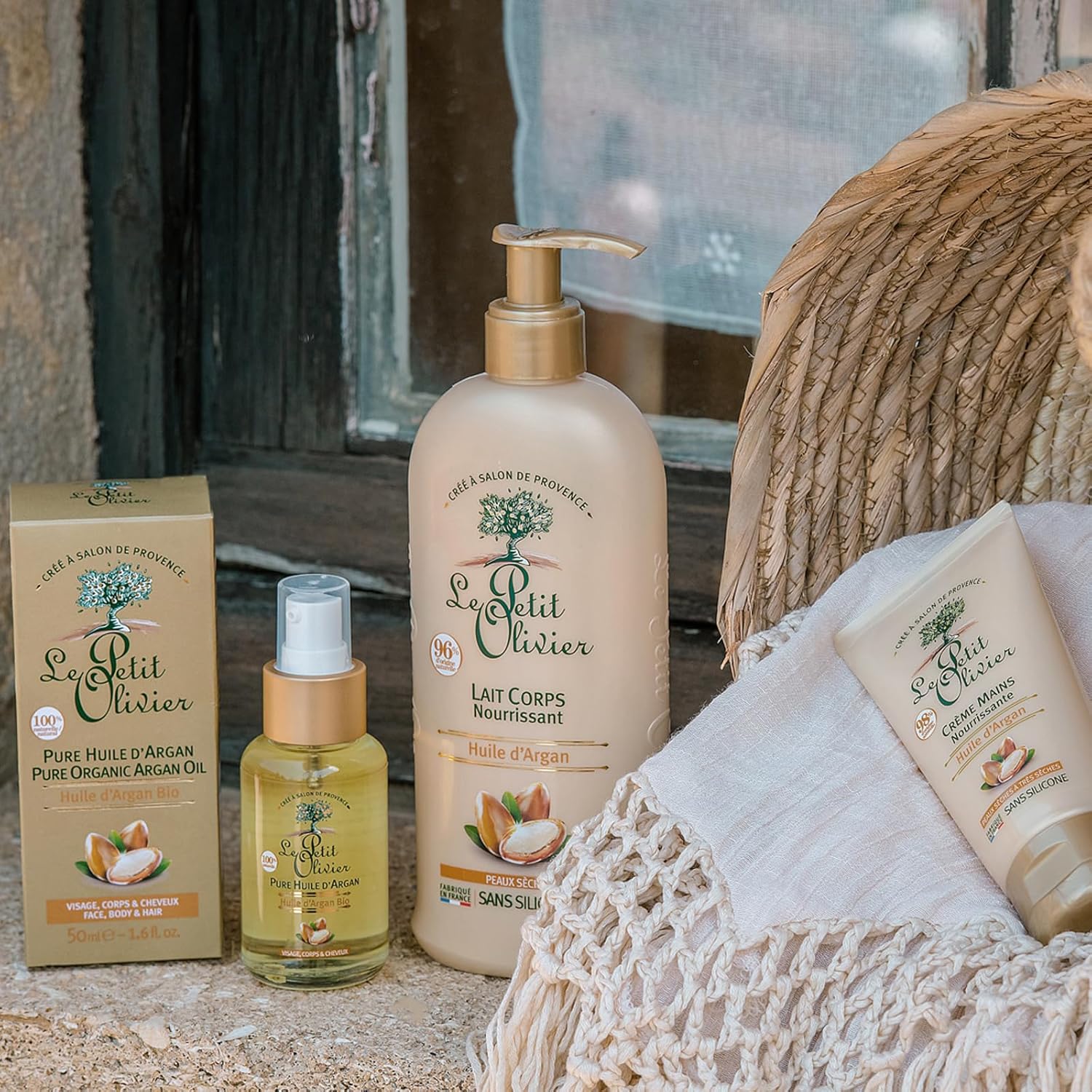 Le Petit Olivier Nourishing Body Lotion - Light, Non-Greasy Texture - Enriched With Argan Oil - Nourishes Skin, Leaving It Soft And Silky - For Normal To Dry Skin - Silicone Free - 8.4 Oz : Beauty & Personal Care