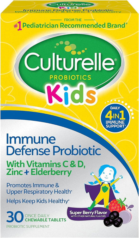 Culturelle Immune Defense Probiotic With Vitamin C, Vitamin D And Zinc + Elderberry, Non-Gmo, 4-In-1 & Women’S 4-In-1 Daily Probiotic Supplements For Women - Supports Vaginal Health