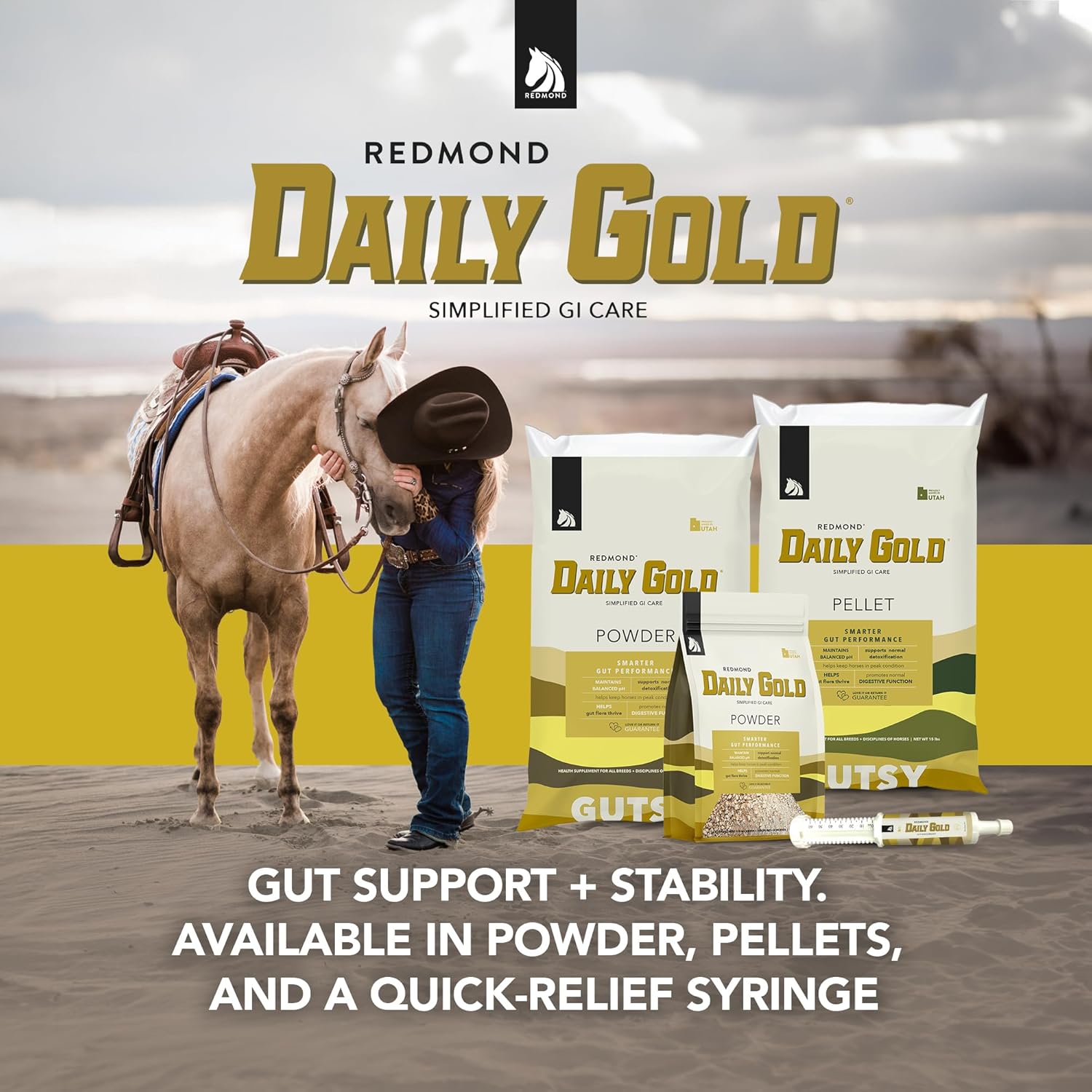 Daily Gold Stress Relief – Natural Digestive And Ulcer Supplement For Horses : Pet Supplies