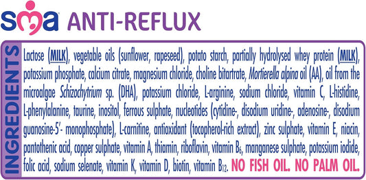 Sma Anti Reflux Baby Milk Powder Formula, From Birth, 800G (Pack Of 2)