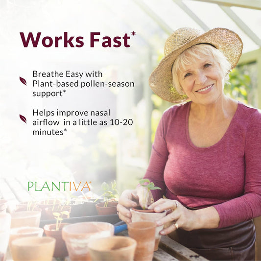 Allerdx Natural Herbal Seasonal Support Supplement - Non-Drowsy, Stimulant Free, Fast-Acting Respiratory Support - 60 Capsules