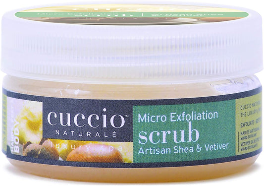 Cuccio Artisan Shea & Vetiver Micro Exfoliant Scrub 453G (16Oz)