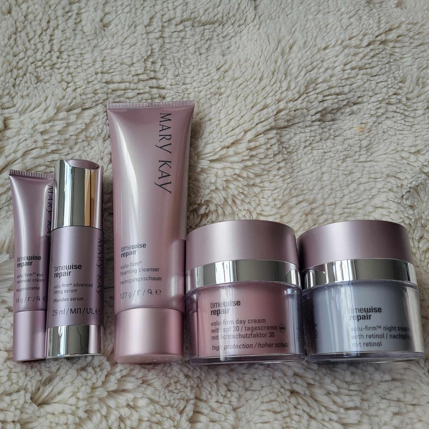 New Mary Kay Timewise Repair Volu-Firm 5 Product Set Adv Skin Care Full Size (Large)